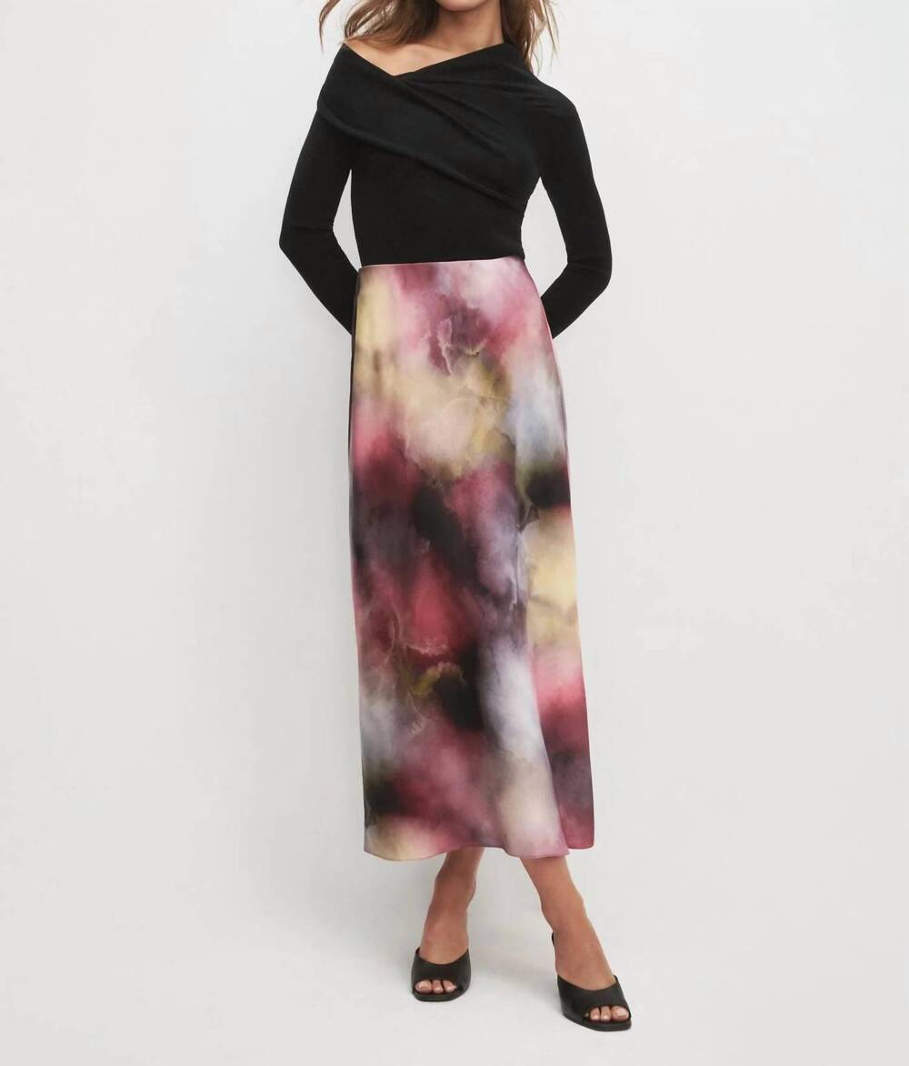 NEW FAVORITE DAUGHTER charmed off-the-shoulder top in black
